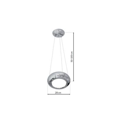 Πολύφωτο LED σε σχοινί MERCURIO 1xLED/12W/230V