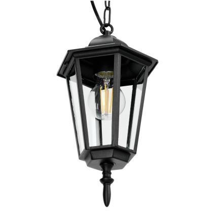 Πολύφωτο εξωτερικού χώρου με αλυσίδα 1xE27/60W/230V μαύρο