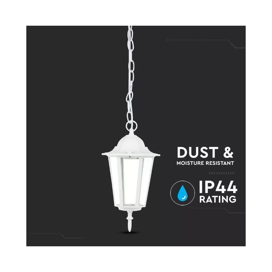 Πολύφωτο εξωτερικού χώρου ράγα 1xE27/40W/230V IP44 λευκό
