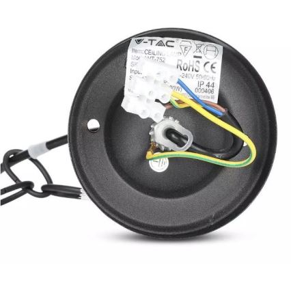 Πολύφωτο εξωτερικού χώρου ράγα 1xE27/40W/230V IP44 μαύρο