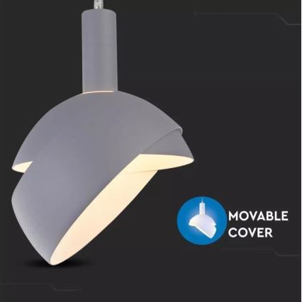 Πολύφωτο κρεμαστό 1xE14/60W/230V γκρι