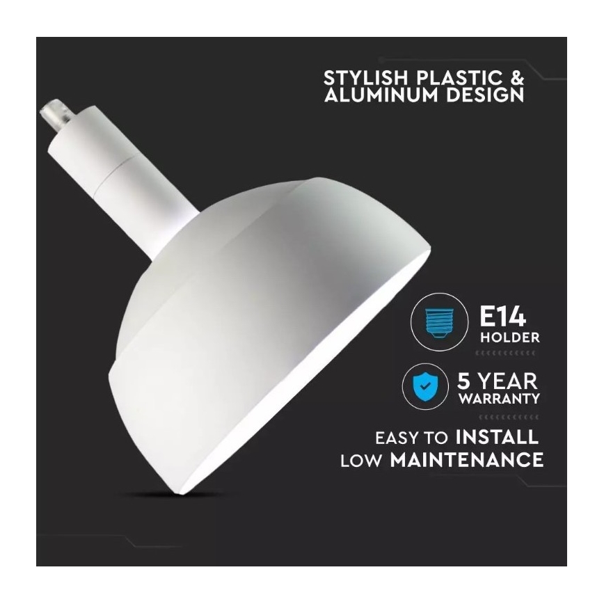 Πολύφωτο κρεμαστό 1xE14/60W/230V λευκό