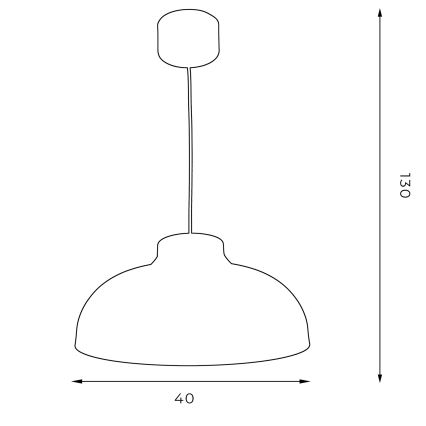 Πολύφωτο κρεμαστό BASCA 1xE27/60W/230V