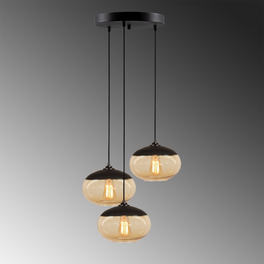 Πολύφωτο κρεμαστό CAMINI 3xE27/40W/230V
