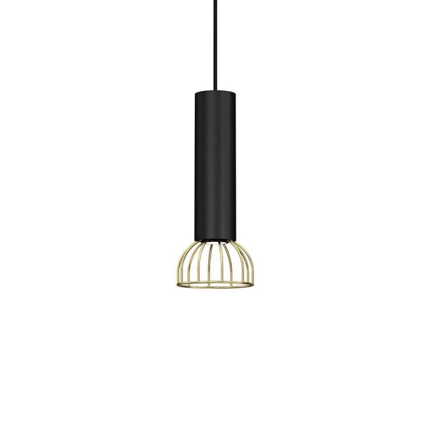 Πολύφωτο κρεμαστό DANTE 1xGU10/25W/230V μαύρο/χρυσό