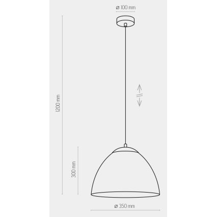 Πολύφωτο κρεμαστό FARO 1xE27/60W/230V γκρι