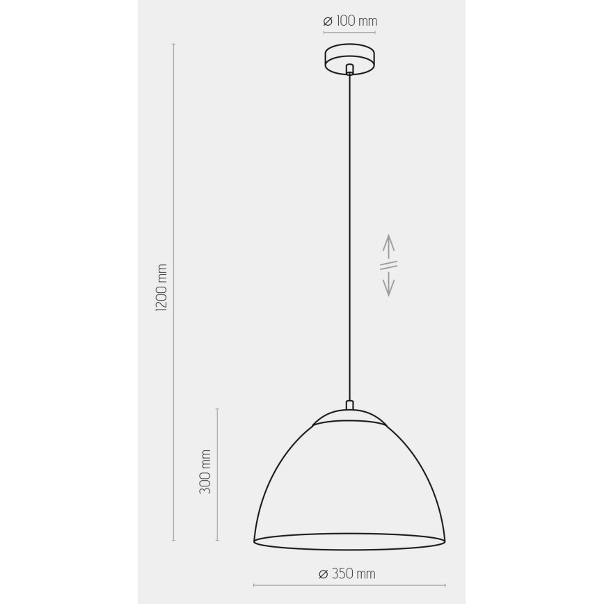 Πολύφωτο κρεμαστό FARO 1xE27/60W/230V γκρι