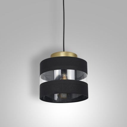 Πολύφωτο κρεμαστό HAVARD 1xE27/60W/230V μαύρο/ορείχαλκο