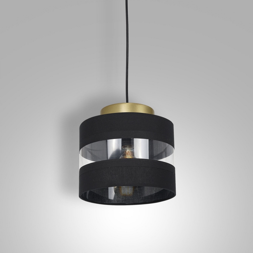 Πολύφωτο κρεμαστό HAVARD 1xE27/60W/230V μαύρο/ορείχαλκο