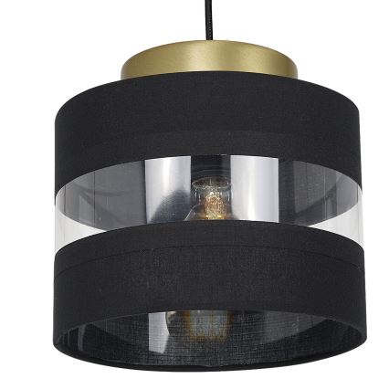 Πολύφωτο κρεμαστό HAVARD 1xE27/60W/230V μαύρο/ορείχαλκο