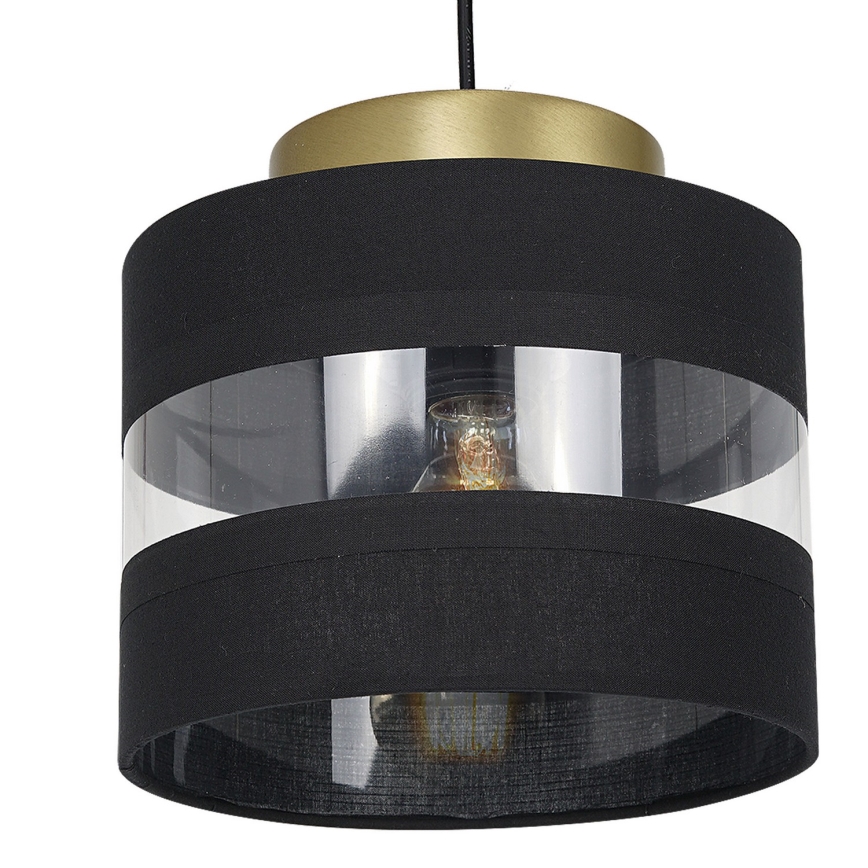 Πολύφωτο κρεμαστό HAVARD 1xE27/60W/230V μαύρο/ορείχαλκο