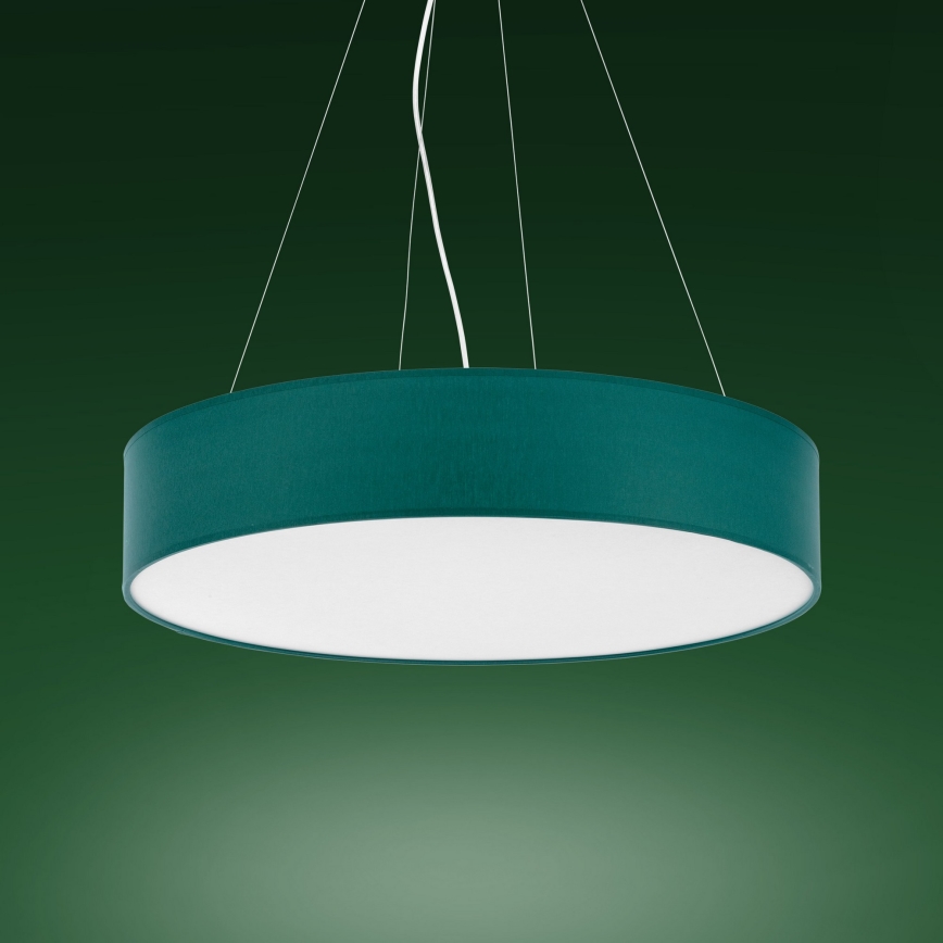 Πολύφωτο κρεμαστό RONDO 4xE27/15W/230V πράσινο