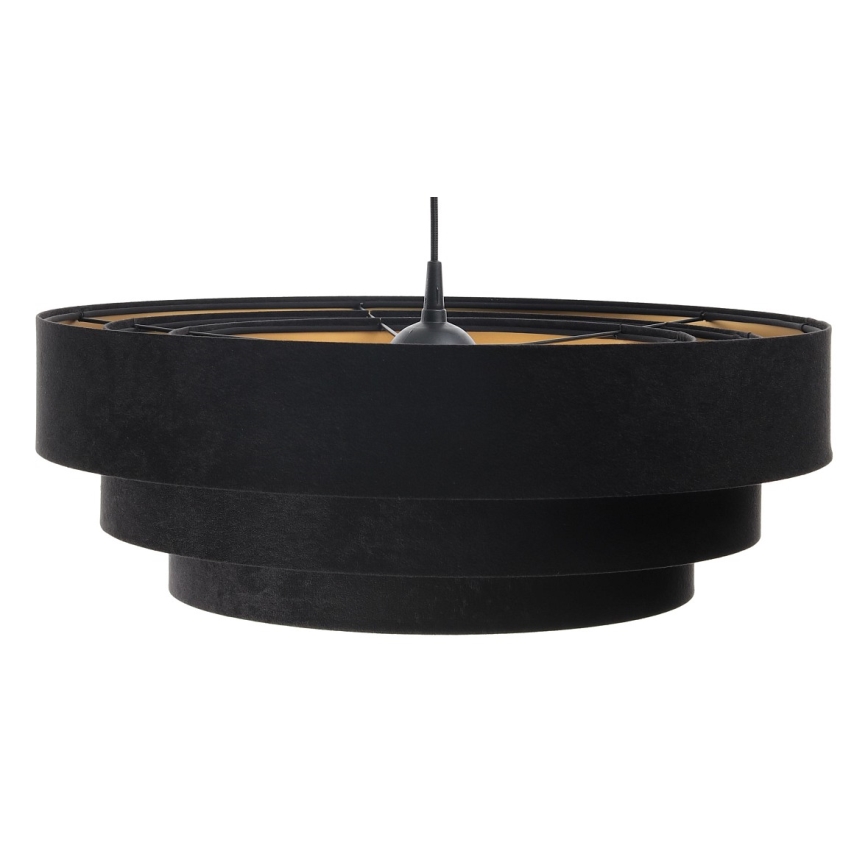 Πολύφωτο κρεμαστό TRINITI 1xE27/60W/230V μαύρο/χρυσό