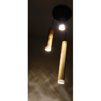 Πολύφωτο κρεμαστό TUBO 3xGU10/25W/230V