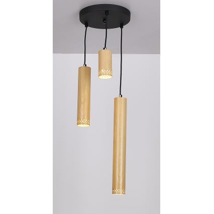 Πολύφωτο κρεμαστό TUBO 3xGU10/25W/230V