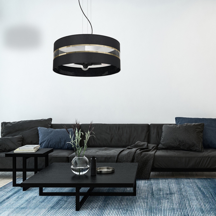 Πολύφωτο κρεμαστό ULTIMO 3xE27/60W/230V μαύρο