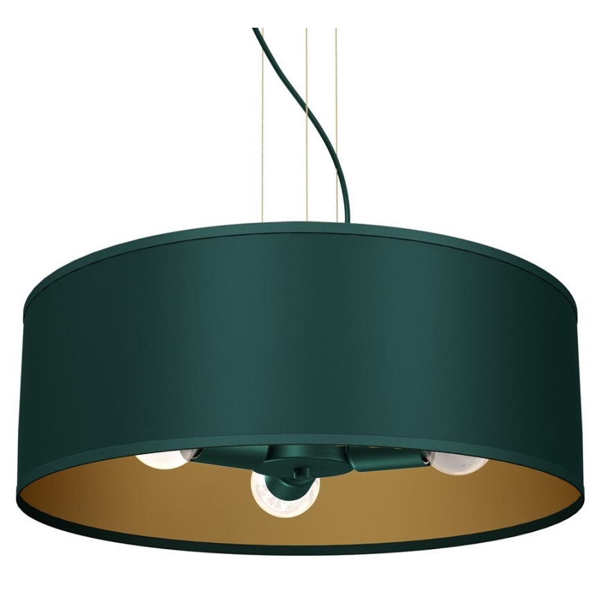 Πολύφωτο κρεμαστό VERDE 3xE27/60W/230V πράσινο