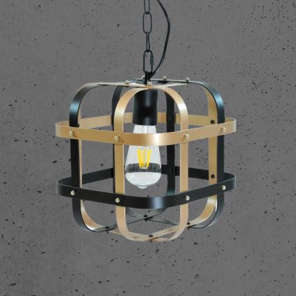 Πολύφωτο κρεμαστό με σύρμα KLATKA 1xE27/10W/230V