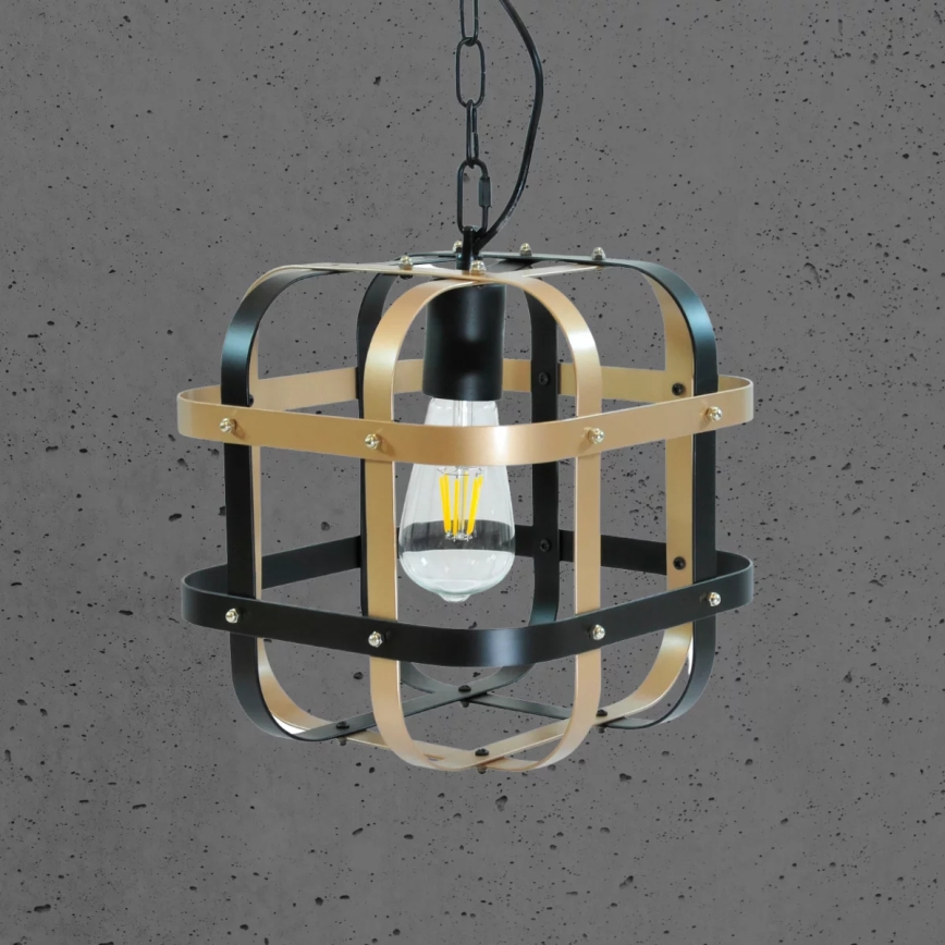 Πολύφωτο κρεμαστό με σύρμα KLATKA 1xE27/10W/230V