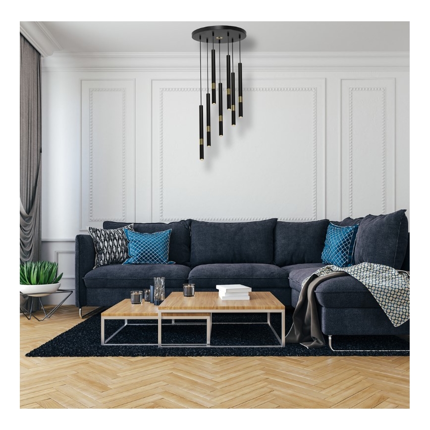 Πολύφωτο κρεμαστό με σύρμα MONZA 7xG9/7W/230V