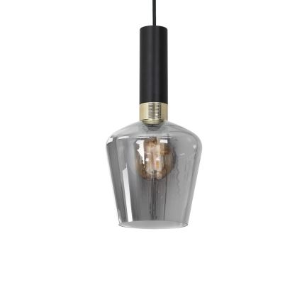 Πολύφωτο κρεμαστό με σύρμα ROMA BLACK 1xE27/60W/230V