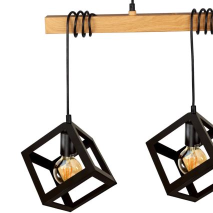 Πολύφωτο κρεμαστό με σύρμα SWEDEN 3xE27/20W/230V