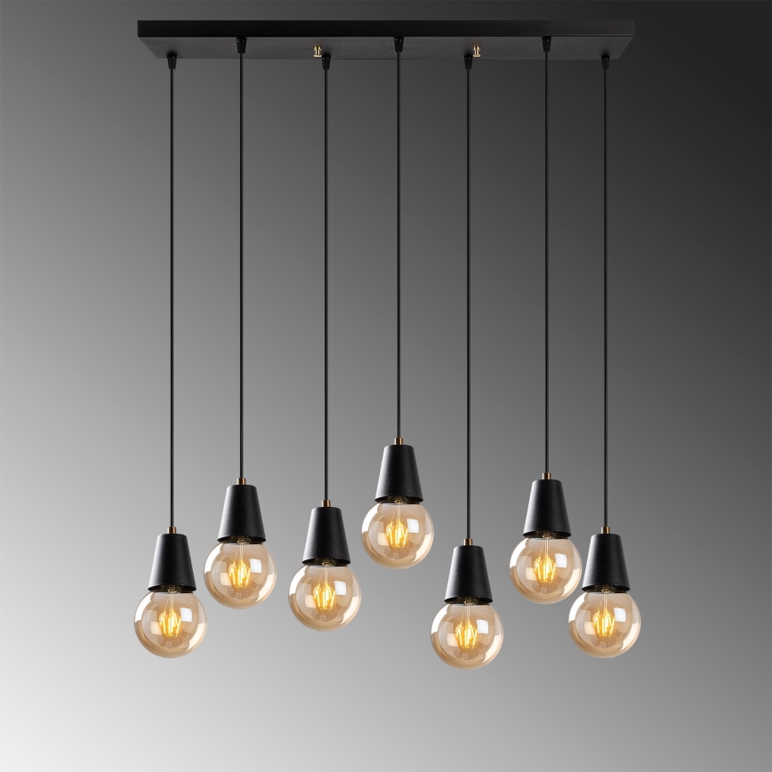 Πολύφωτο κρεμαστό ράγα FES 7xE27/40W/230V
