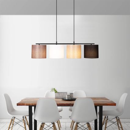 Πολύφωτο κρεμαστό ράγα VALIZ 4xE27/40W/230V