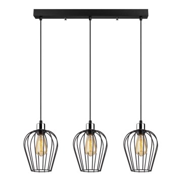 Πολύφωτο κρεμαστό σε ράγα TEL 3xE27/100W/230V