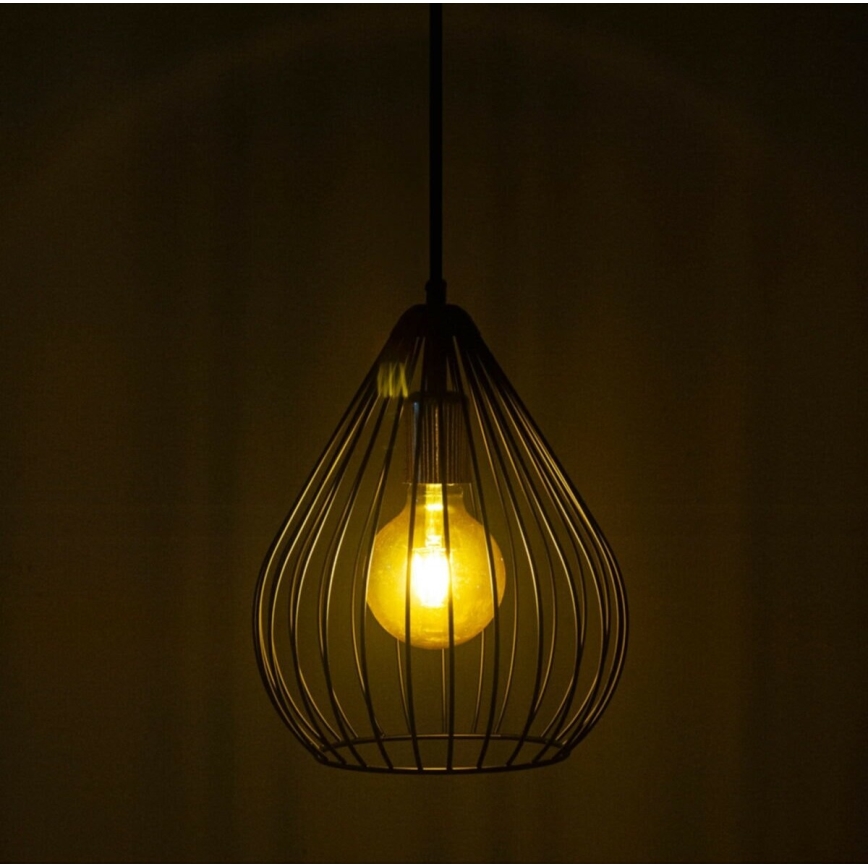 Πολύφωτο με συρματόσχοινο 1xE27/60W/230V