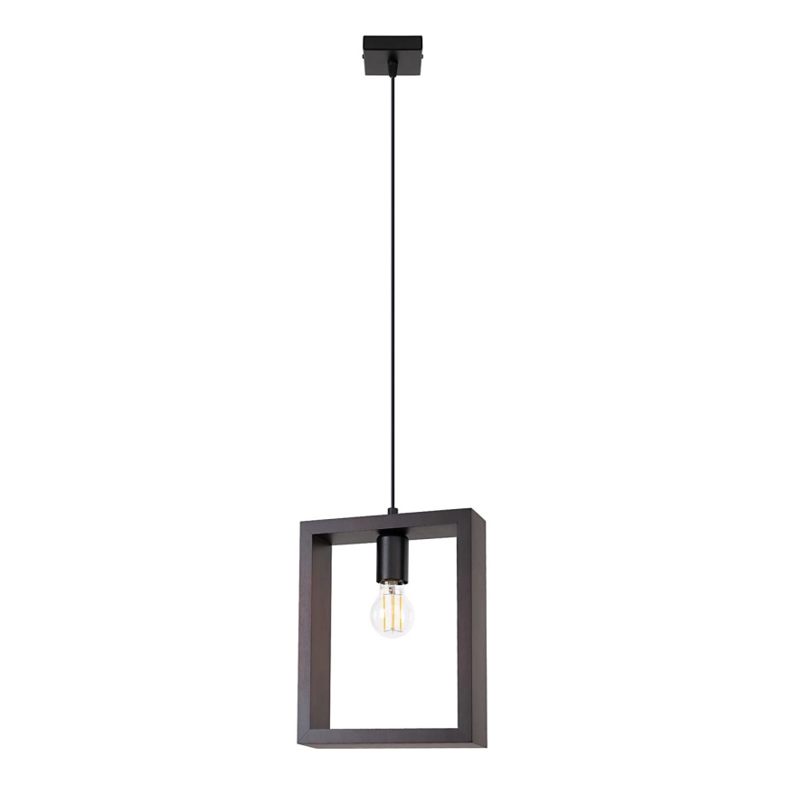 Πολύφωτο με συρματόσχοινο ARIES 1xE27/15W/230V οξιά/βέγκε