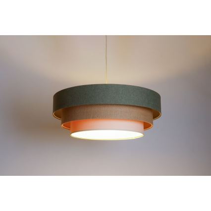 Πολύφωτο με συρματόσχοινο BOHO TRINITI 1xE27/60W/230V γκρι/μπεζ/κρεμ