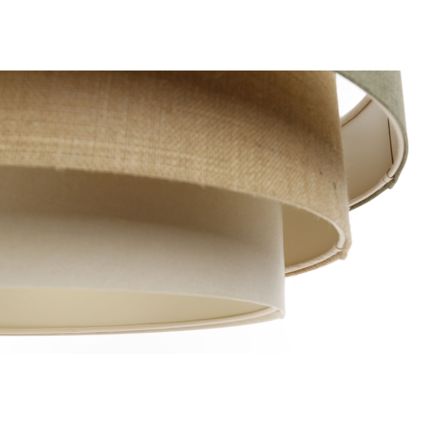 Πολύφωτο με συρματόσχοινο BOHO TRINITI 1xE27/60W/230V γκρι/μπεζ/κρεμ