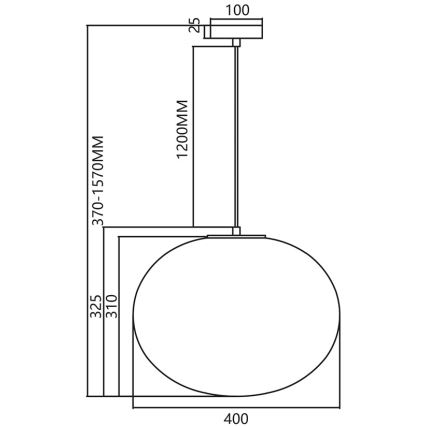 Πολύφωτο με συρματόσχοινο CAMPANIA 1xE27/60W/230V χρυσαφί