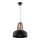 Πολύφωτο με συρματόσχοινο CASCO 1xE27/60W/230V διάμετρος 30 cm Σημύδα