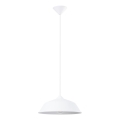 Πολύφωτο με συρματόσχοινο FRIKA 1xE27/15W/230V διάμετρος 34 cm λευκό