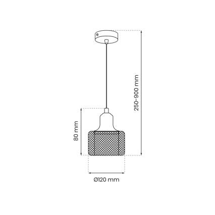 Πολύφωτο με συρματόσχοινο LUMI 1xG9/8W/230V