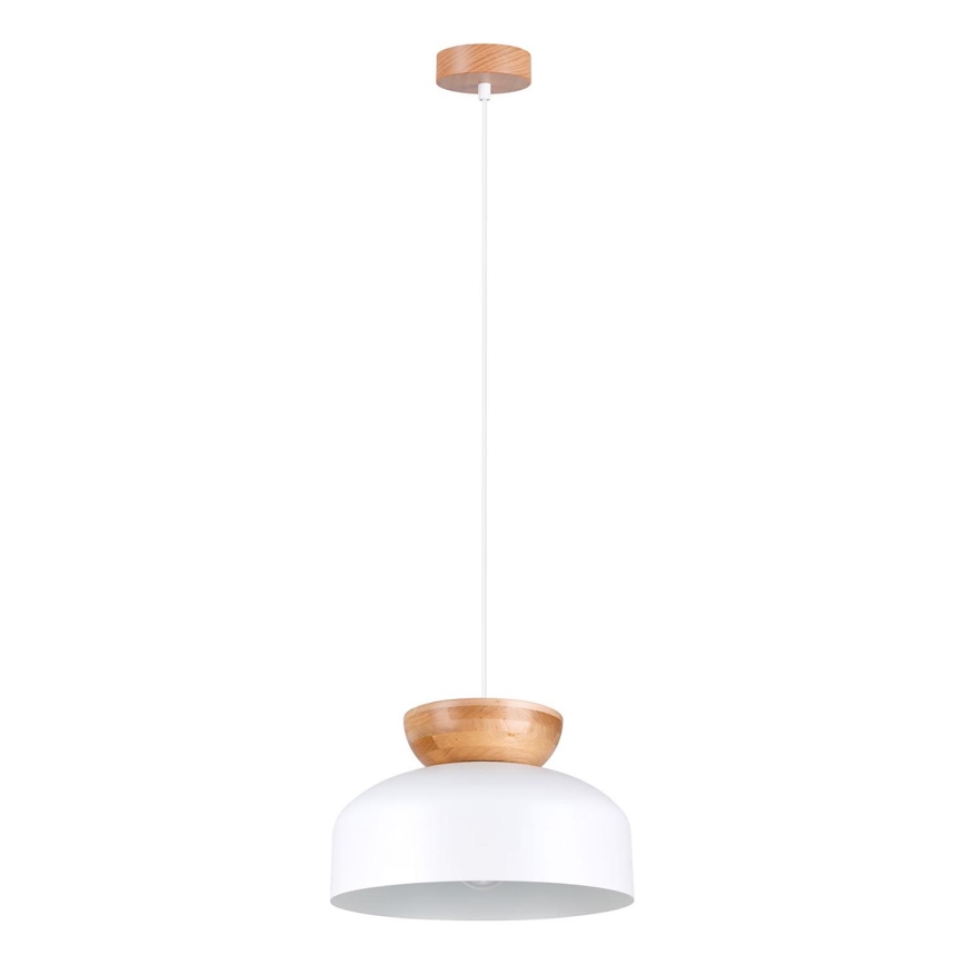 Πολύφωτο με συρματόσχοινο MARION 1xE27/15W/230V διάμετρος 29,5 cm λευκό