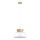 Πολύφωτο με συρματόσχοινο MARION 1xE27/15W/230V διάμετρος 29,5 cm λευκό