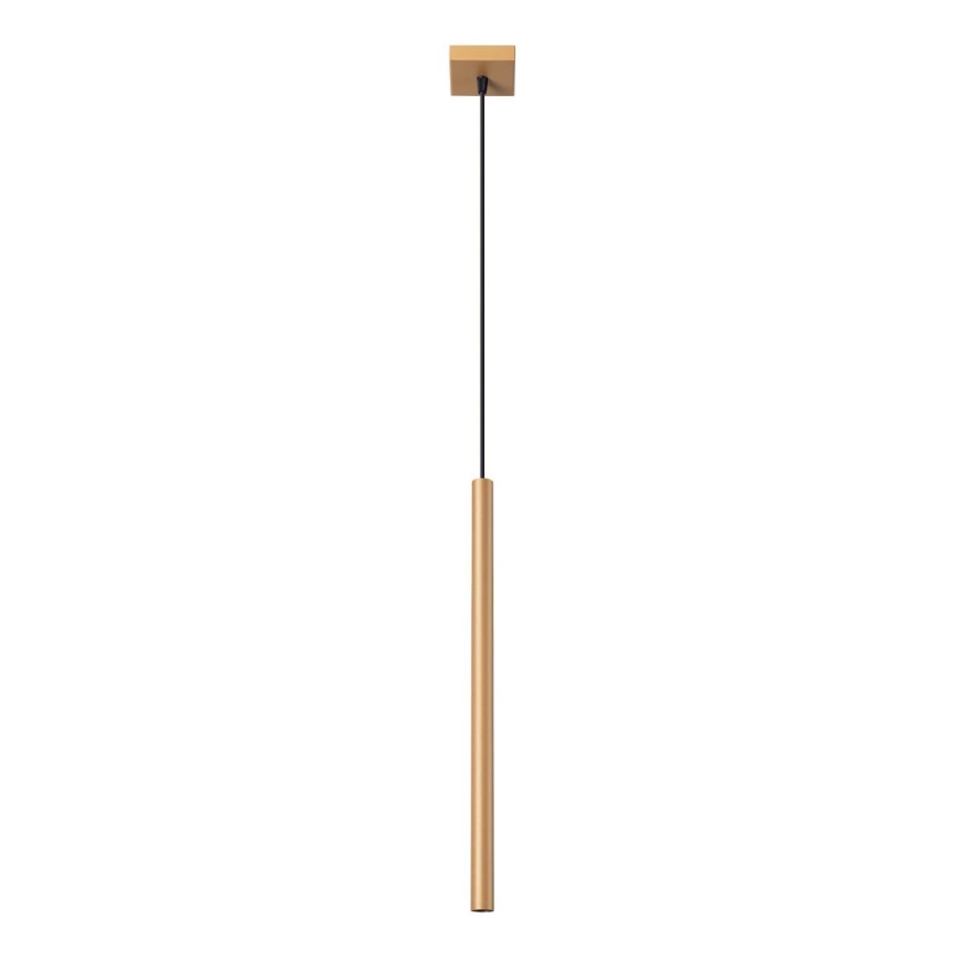 Πολύφωτο με συρματόσχοινο PASTELO 1xG9/8W/230V χρυσαφί