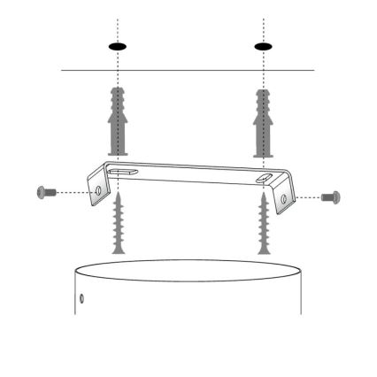 Πολύφωτο με συρματόσχοινο SPACE 2xE27/60W/230V μαύρο/χρυσαφί