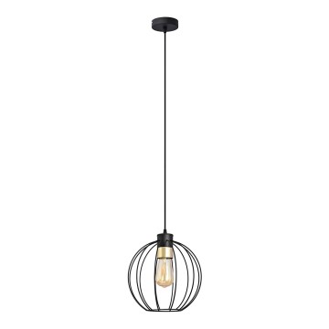Πολύφωτο με συρματόσχοινο STARLIGHT 1xE27/15W/230V μαύρο/χρυσαφί