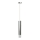 Πολύφωτο με συρματόσχοινο TUBI 1xGU10/8W/230V γυαλιστερό χρώμιο