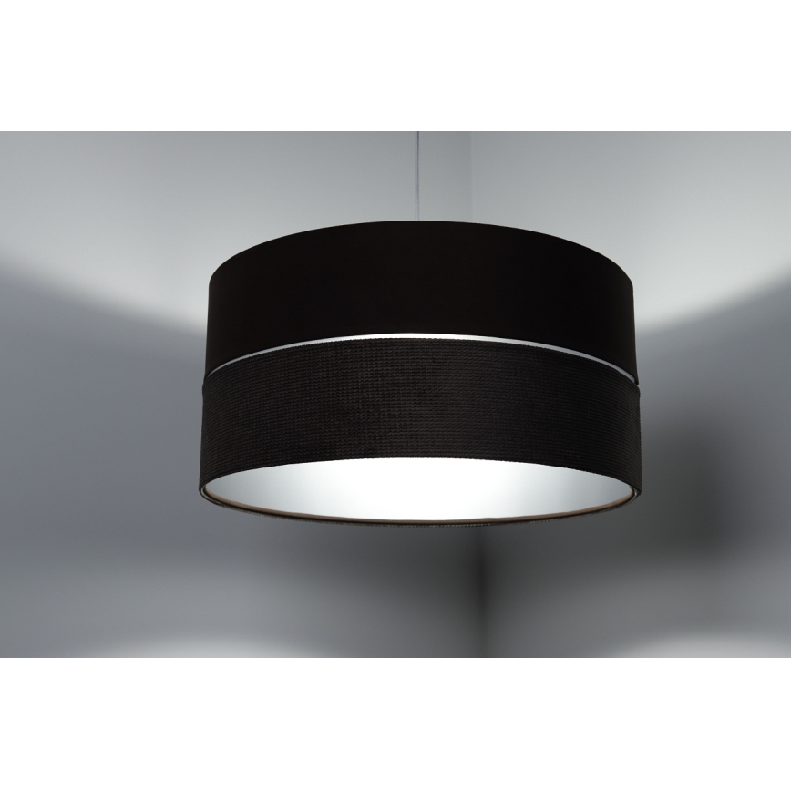 Πολύφωτο με συρματόσχοινο TWIST 1xE27/60W/230V καφέ/ασήμι