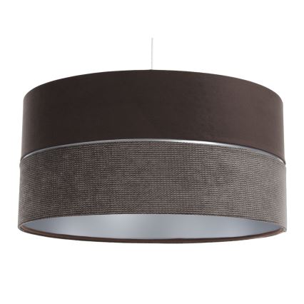 Πολύφωτο με συρματόσχοινο TWIST 1xE27/60W/230V καφέ/ασήμι