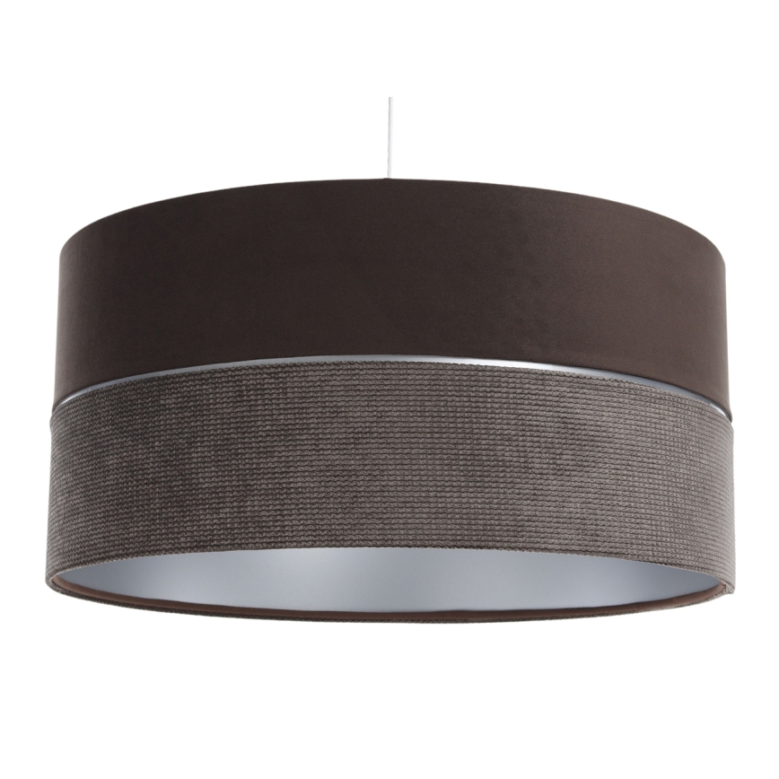 Πολύφωτο με συρματόσχοινο TWIST 1xE27/60W/230V καφέ/ασήμι