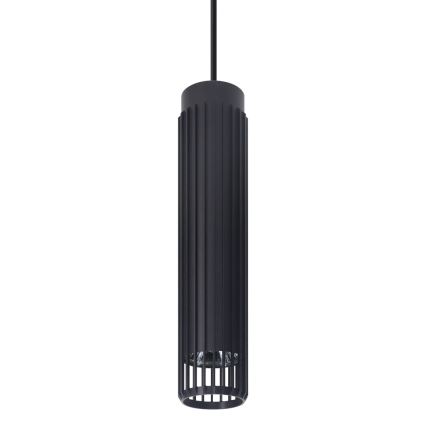 Πολύφωτο με συρματόσχοινο VERTICAL 1xGU10/8W/230V μαύρο
