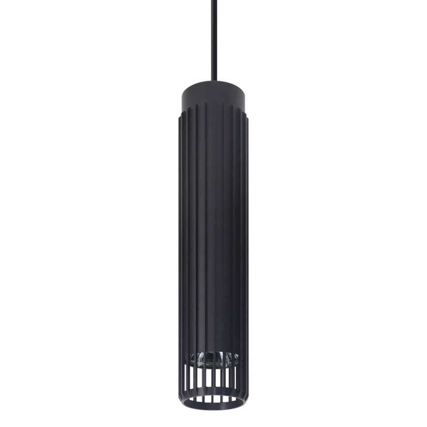 Πολύφωτο με συρματόσχοινο VERTICAL 1xGU10/8W/230V μαύρο