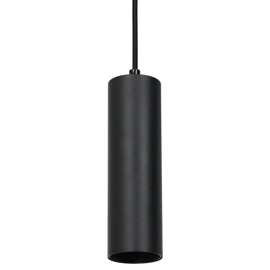 Πολύφωτο με συρματόσχοινο για rail system PIPE 1xGU10/25W/230V μαύρο