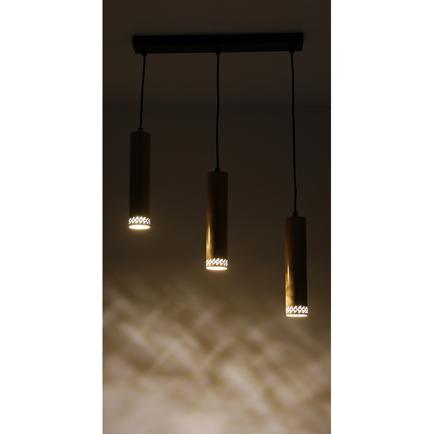Πολύφωτο ράγα TUBO 3xGU10/25W/230V